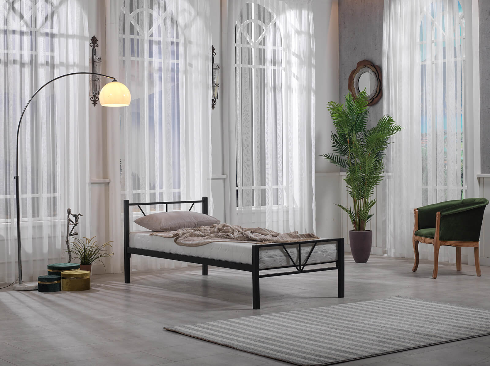 Alchera Metallic Bedstead